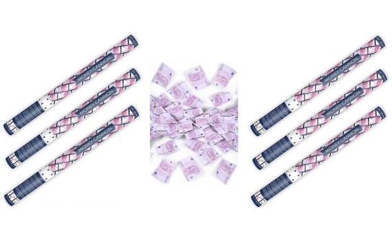 CONFETTI 60CM 6 PCS BANKNOTES 500 EUR