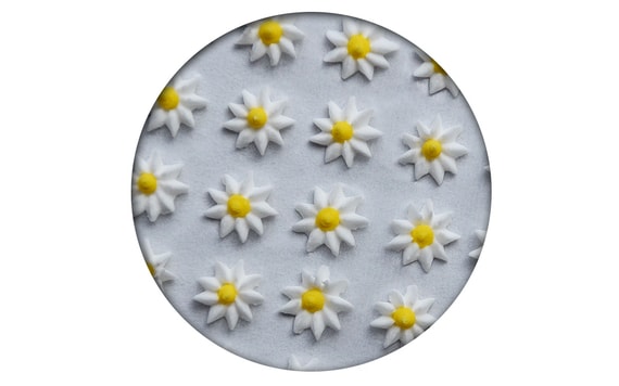 SUGAR DECORATION - ASTER 35 PC. WHITE