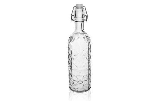 ELA GLASS BOTTLE WITH CLIP CLOSURE 1.1 L