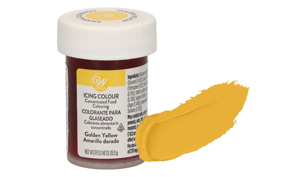 GELOVÉ BARVY WILTON GOLDEN YELLOW (TEPLEJŠÍ ŽLUTÁ)