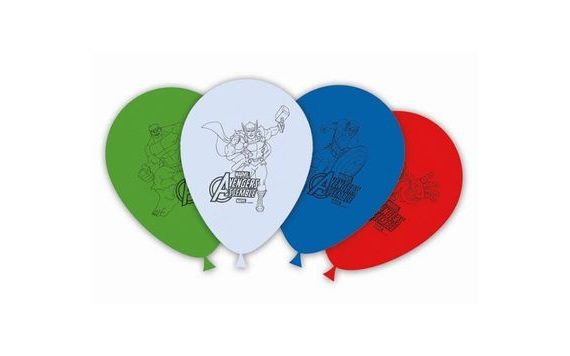 LATEXOVÉ BALÓNKY AVENGERS, 8 KS