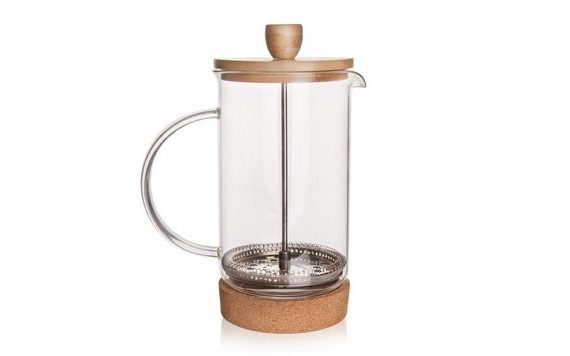 KONVICE SKLO/NEREZ/BAMBUS KAFETIER CORK 0,75 L