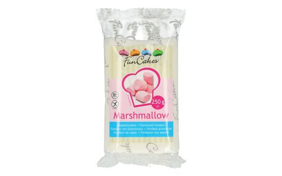 BÍLÝ ROLOVANÝ FONDANT MARSHMALLOW 250 G