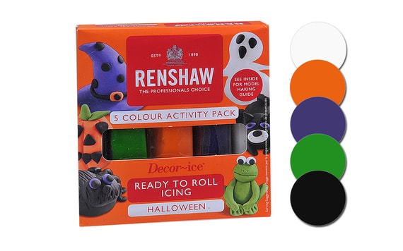 COLOUR ROLLED FONDANT SET OF 5 COLOURS - EXPIRATION DATE 05/2015