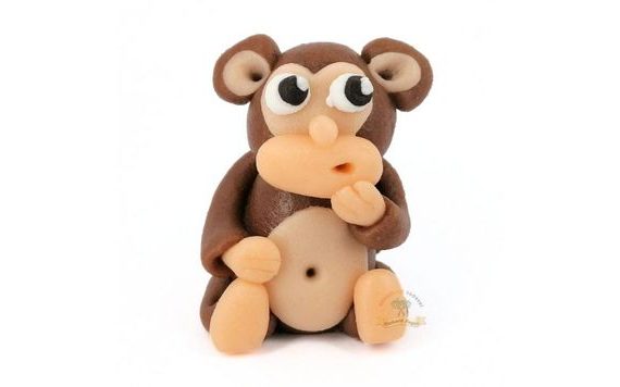 3D FIGÚRKA 60 G (OPICA, OPIČKA)