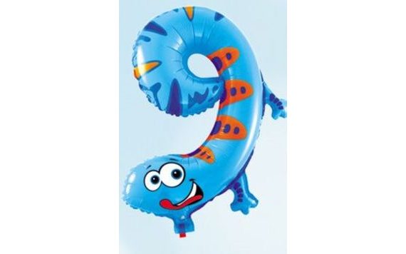 FOIL BALLOON MLOK 35 CM 9 (CANNOT FILL HELIEM)