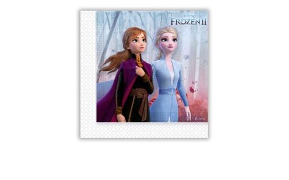 FROZEN PAPER NAPKINS - ICE KINGDOM 33 X 33 CM, 20 PCS