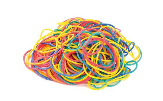 COLOURFUL RUBBER BANDS - 200 PCS