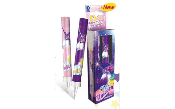 UNICORN CAKE FOUNTAINS 2 PCS PYROGIOCHI