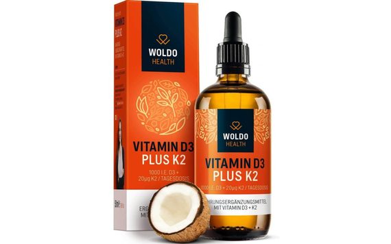 VITAMIN D3+K2 IN COCONUT OIL - 50 ML