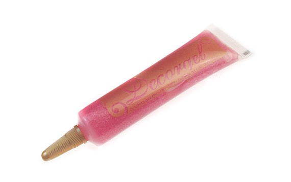 DECORGEL PINK GELATINE WITH GLITTER - EXPIRATION DATE 31.7.2015