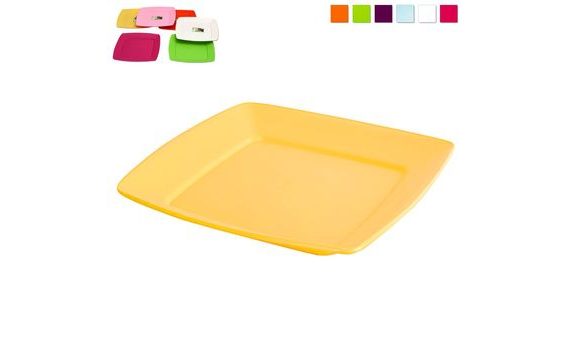 ŠTVORCOVÝ TANIER, 23,5 X 23,5 CM