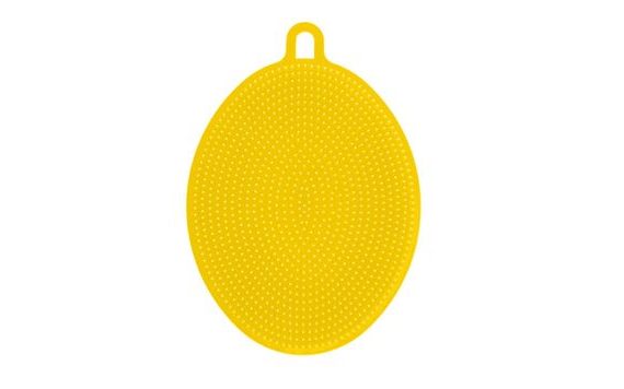 SILICONE WASHCLOTH DOUBLE-SIDED OVAL