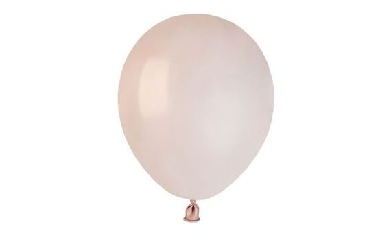 BALÓNKY LATEXOVÉ MINI - 13 CM -RŮŽOVÁ SHELL PASTELOVÁ - 1KS