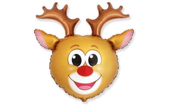 REINDEER FOIL BALLOON - CHRISTMAS - 70 CM