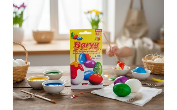 BARVY NA VELIKONOČNÍ VEJCE 5 KS