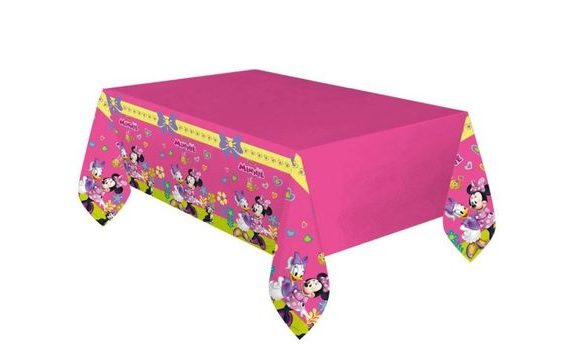 PLASTIC TABLECLOTH MINNIE MOUSE "MINNIE HAPPY HELPERS" 120X180 CM