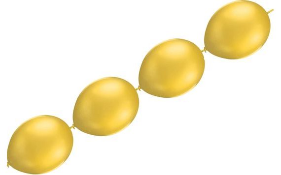 CHAIN BALLOONS GOLD