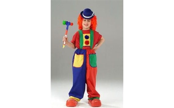 DĚTSKÝ KOSTÝM KLAUN - ŠAŠEK - VEL. 4-6 LET ( 110 CM)