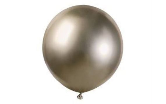 CHROMOVANÝ BALÓNEK 48 CM – LESKLÝ PROSECCO 1KS