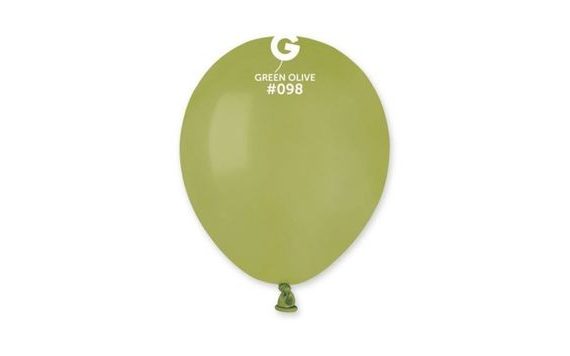 BALÓNEK LATEXOVÝ MINI - 13 CM – OLIVOVÝ - 1 KS