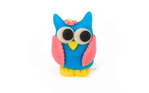 PŘÍLEŽITOSTNÁ POSTAVIČKA SOVIČKA MODRÁ