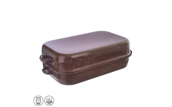PEKÁČ BROWN S POKLOPEM 34,5X23 CM