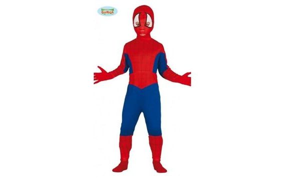 KOSTÝM - SPIDER BOY, VEĽKOSŤ 5-6 ROKOV