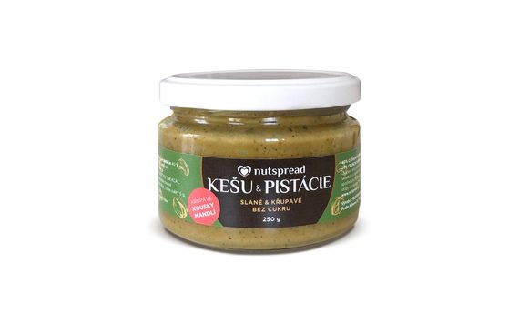 PISTACHIO & CASHEW BUTTER WITH ALMONDS AND A PINCH OF SALT - 250 G