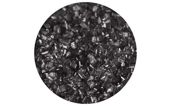 BLACK DECORATIVE SUGAR - BLACK CRYSTAL 50 G