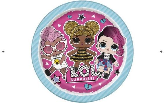 PAPIEROVÉ TANIERE LOL SURPRISE, 8 KS - 22 CM