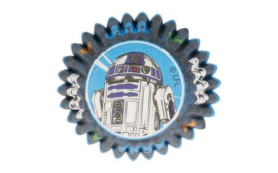 KOSARAK CUPCAKES ,PRALINÉHOZ ÉS MINIMUFFINOKHOZ  - R2-D2 STAR WARS - 60 DB