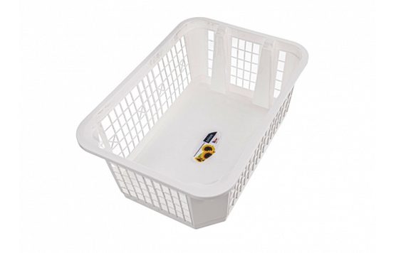 PLASTIC STACKABLE BASKET 30X21CM