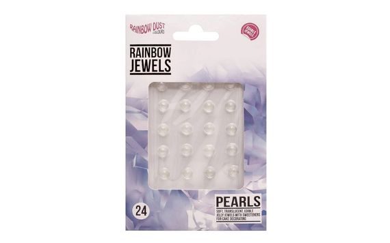 CUKRÁŘSKÉ ZDOBENÍ ŽELÉ PERLIČKY NA ZDOBENÍ RAINBOW JEWELS - PEARLS