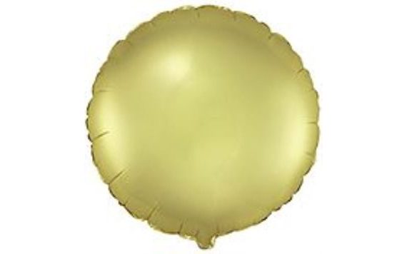 PASTEL GOLD FOIL BALLOON 45 CM ROUND