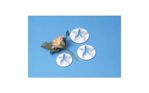 CUTTER FLOWER WITH SHARP PETALS - SET OF 3 PC.