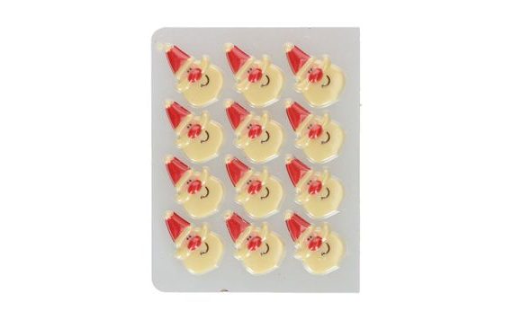 CSOKOLÁDÉ DEKORÁCIÓ MIKULÁS - 12 DB