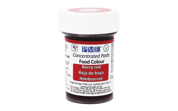 ČERVENÁ GÉLOVÁ FARBA BERRY RED