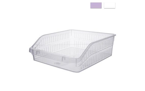 TINA PLASTIC ORGANIZER BASKET 25.5X30X9.5 CM