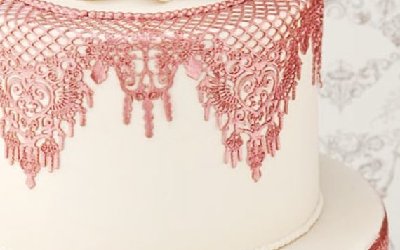 EDIBLE LACE SMART LACE PINK - PINK READY-MADE 160 G