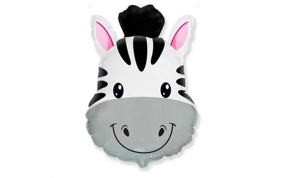 BALÓN FÓLIOVÝ ZEBRA - SAFARI - 68 CM