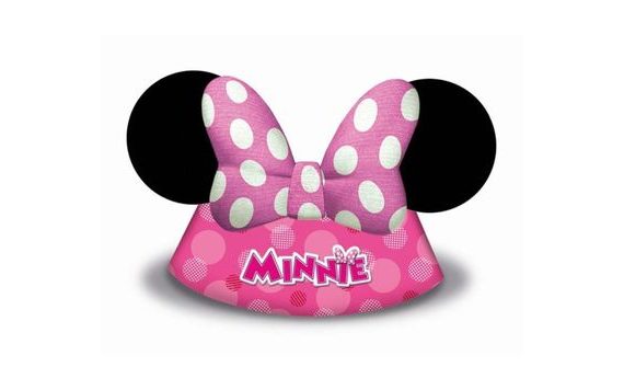 PAPÍROVÉ KLOBOUČKY MYŠKA MINNIE "MINNIE HAPPY HELPERS", 6 KS