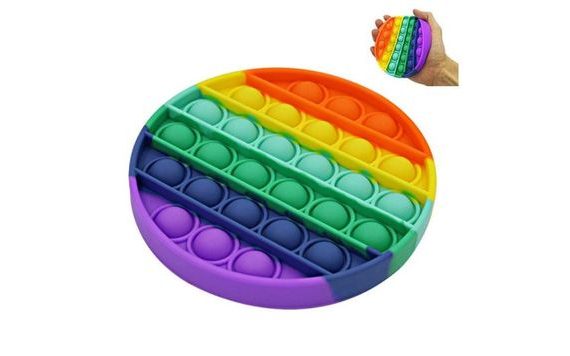 POP IT ANTI-STRESS TOY CIRCLE RAINBOW