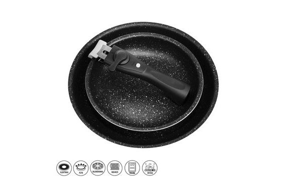 SADA PANVÍ GRANDE COMBI 2 S ODNÍMATEĽNOU RUKOVÄŤOU