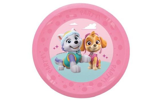 PLASTOVÝ TALÍŘ TLAPKOVÁ PATROLA - PAW PATROL - SKY A EVEREST - 21 CM - 1KS