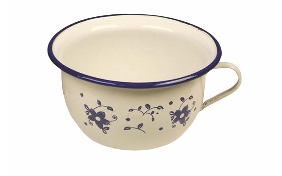 ENAMEL POTTY 2,7L - FLOWERS