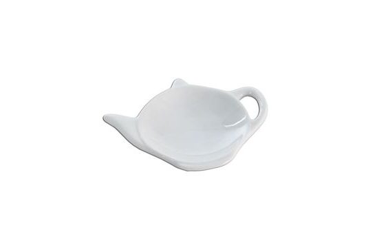 TEAPOT-SHAPED SAUCER