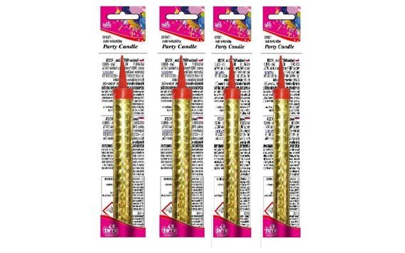 PARTY FOUNTAIN FOR CAKE 12 CM - 4 PCS - 4/100/1