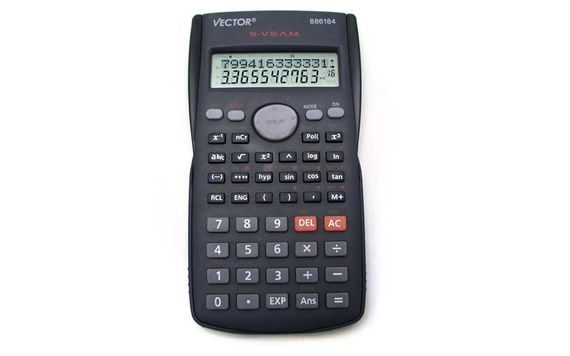 VECTOR 886184 SCIENTIFIC CALCULATOR 9 × 16 CM (240 FUNCTIONS)