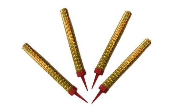 PARTY FONTÁNA SMOKELLES PARTY CANDLE 18 CM - 4 KS - 60 SEC., 4/90/1